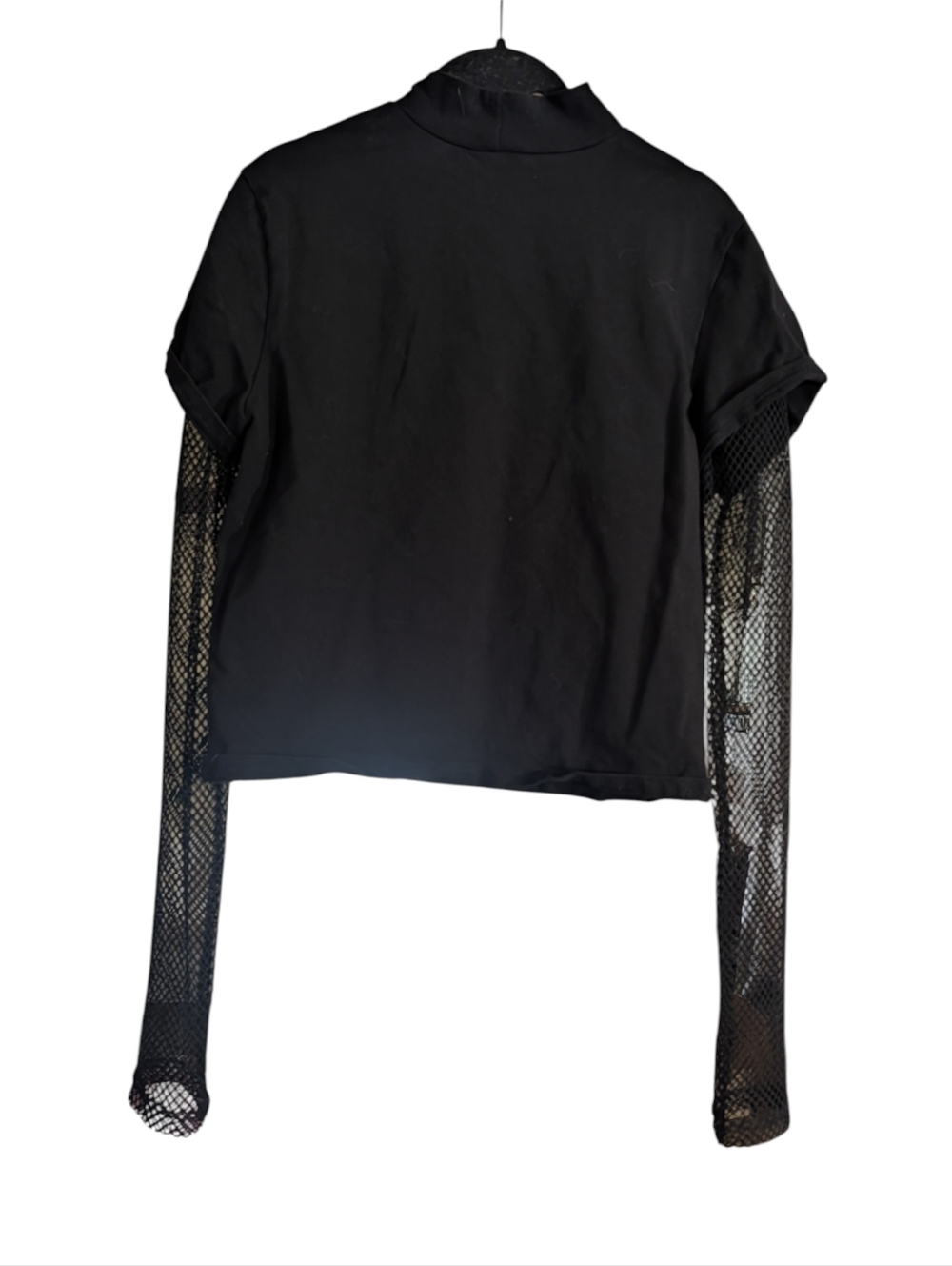 🖤 Sleep Token Cutout Harness Top Fishnet Layered Goth Alt Band Tee Women’s L - Picture 5 of 8